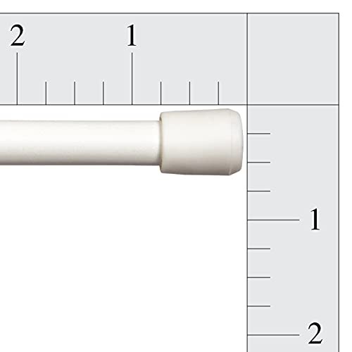28-48 in. Adjustable Spring Tension Rod 2-Pack 7/16 in. Diameter White gallery