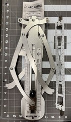 Arc Master IRG-3600 Variable Arc Radius Gauge, Metric/Standard, Folding Metal