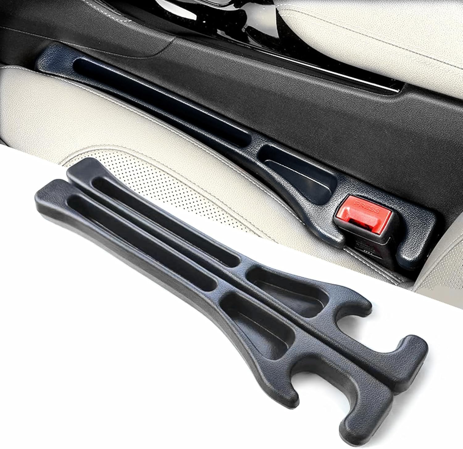 2 Pack Car Seat Gap Filler Stopper/Catcher, No-Drop Seat Guard Insert Between Se gallery