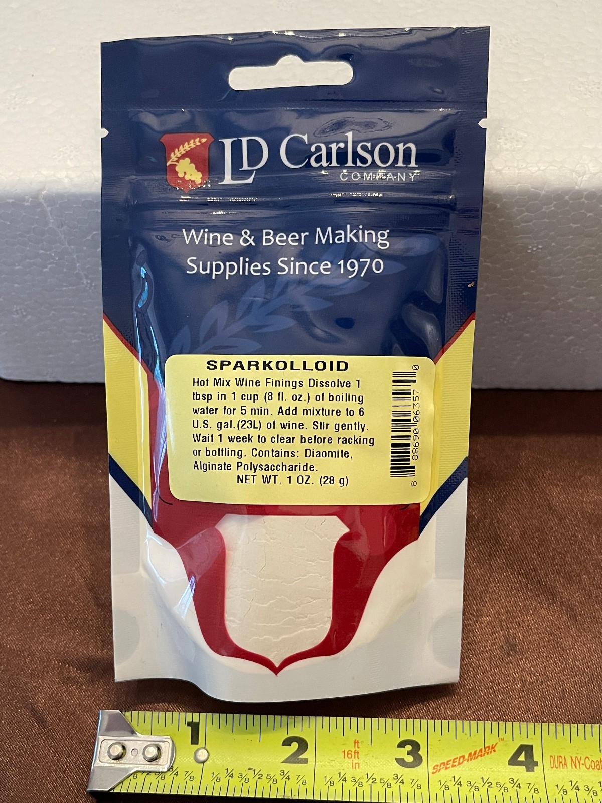 Sparkolloid Clarifying Agent 1 oz, for Wine or Beer LD Carlson gallery
