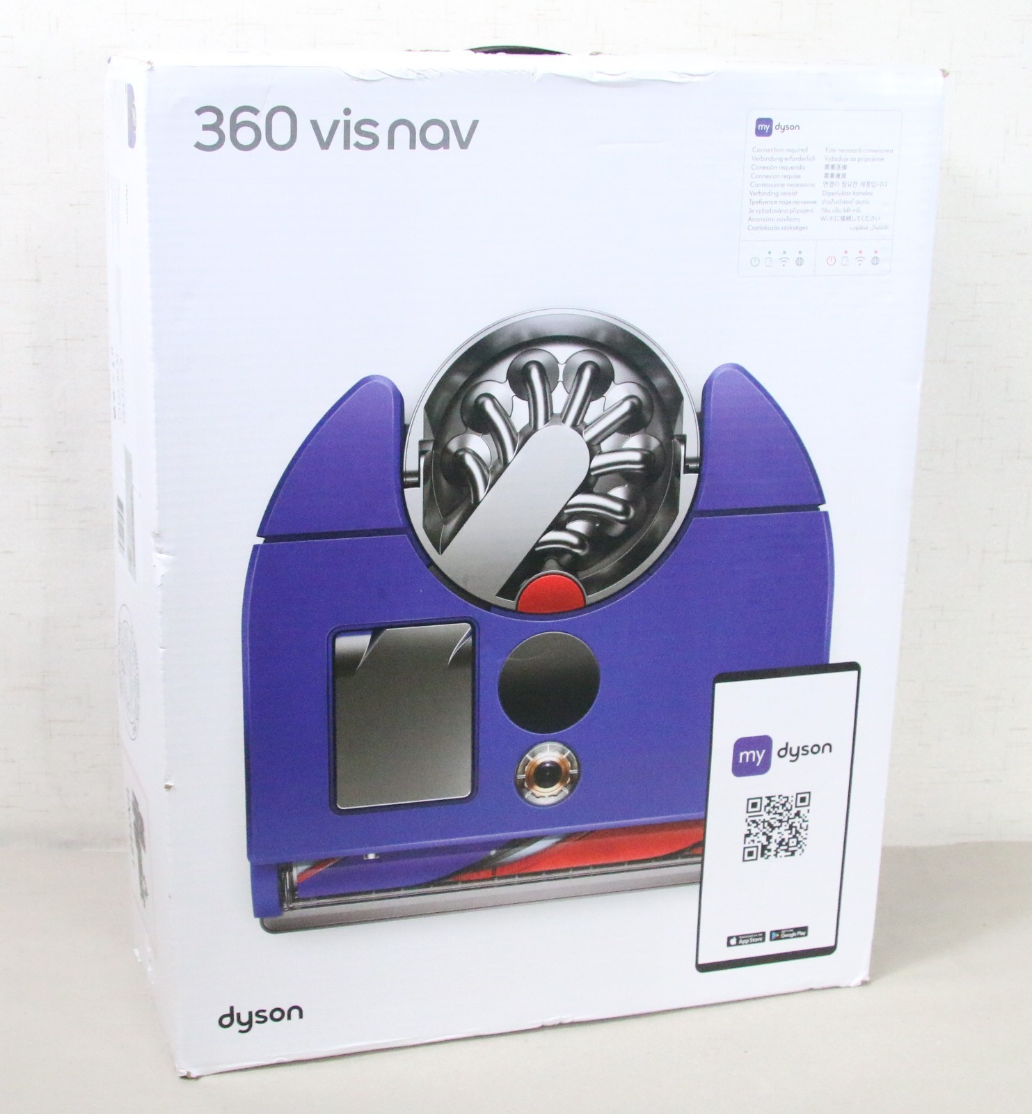 FREE SHIPPING Dyson 360 Vis Nav Robot Vacuum Smart Navigation Blue NEW SEALED gallery