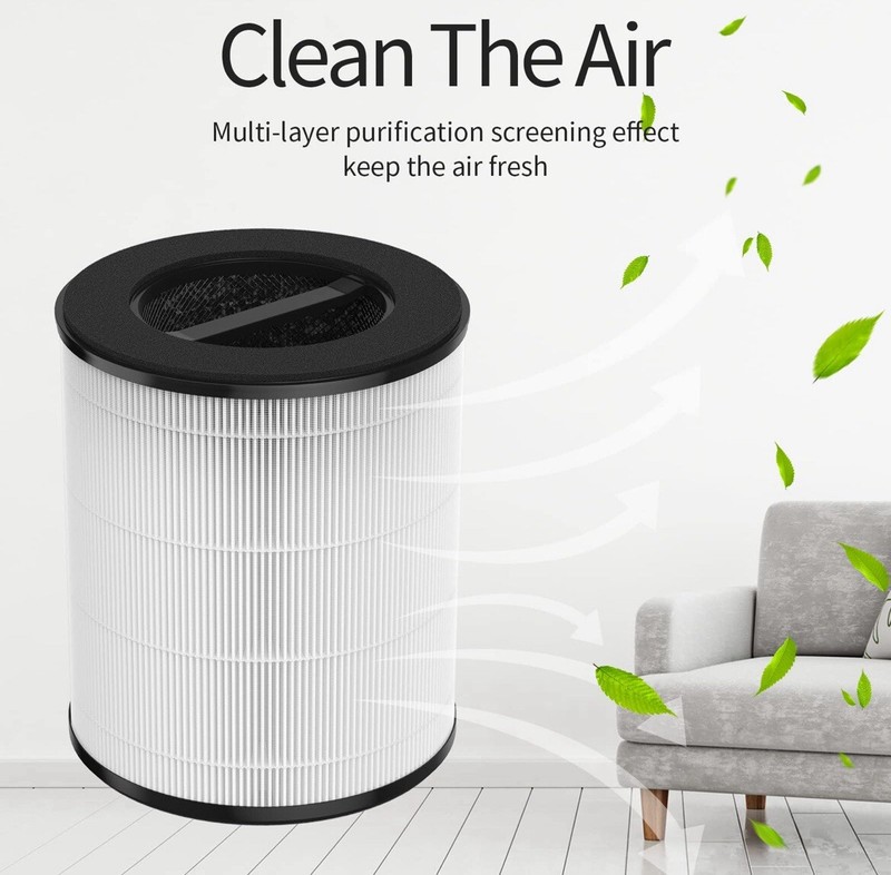 CFKREYA HEPA Filter Replacement,Compatible with Mod Air Purifer,3-in-1 True HEPA gallery