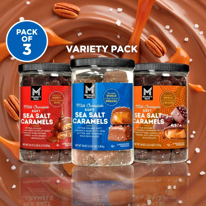 Chocolate Caramel Candy Variety Pack Pecan Clusters &Salt Caramels gallery