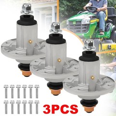 3PCS Spindle for John Deere D170 E140 E150 E160 E170 E180 D100 D140 48″ 54″