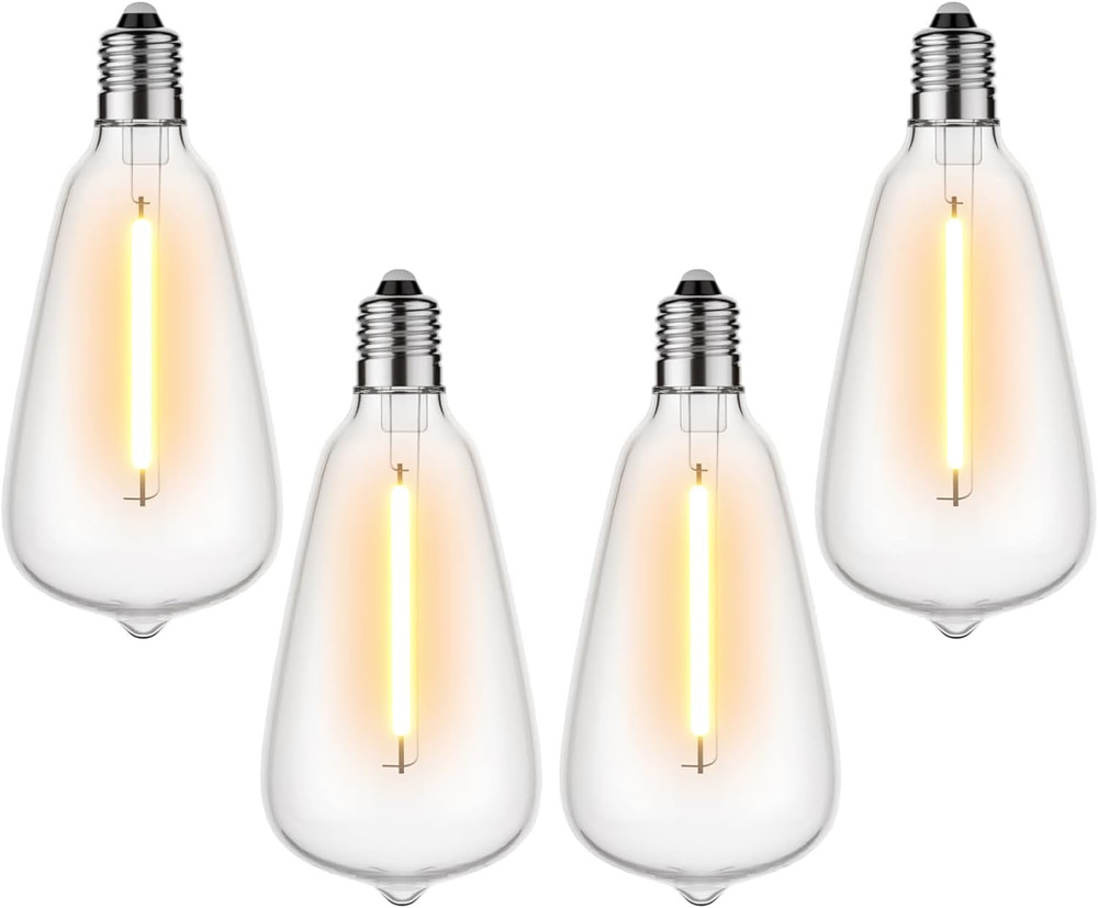 LED String Light Bulbs, ST38 Shatterproof LED Replacement Bulbs for Outdoor Stri