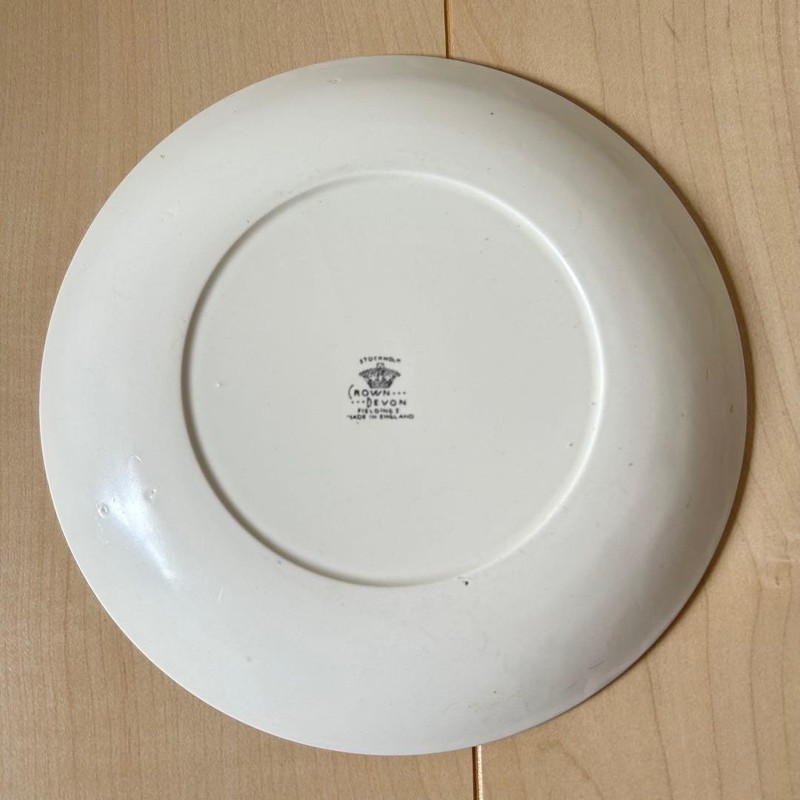 CROWN DEVON Crown Devon Plate Stockholm gallery