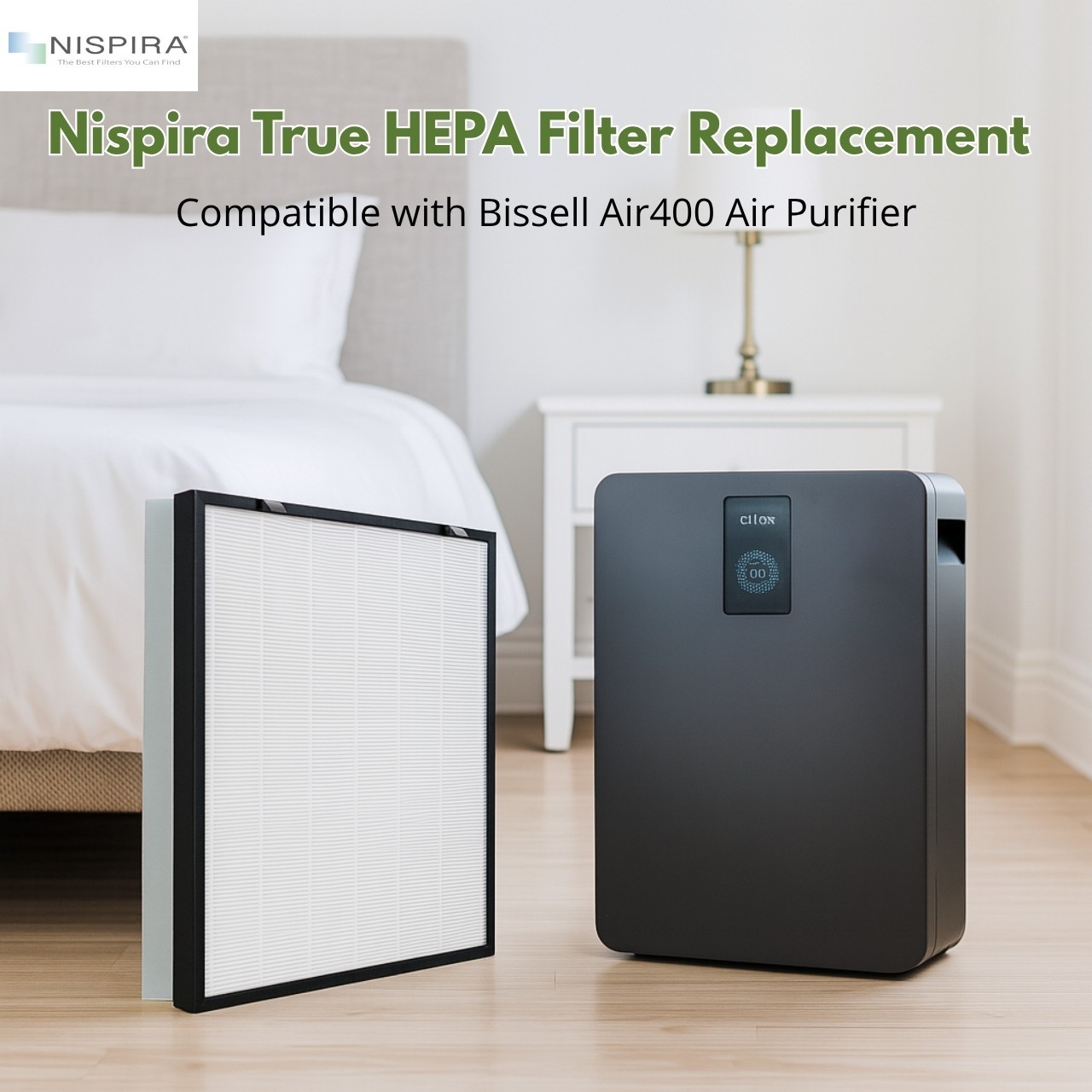 True HEPA Filter Replacement Compatible Bissell Air400 Air Purifier 2521 1 Units gallery