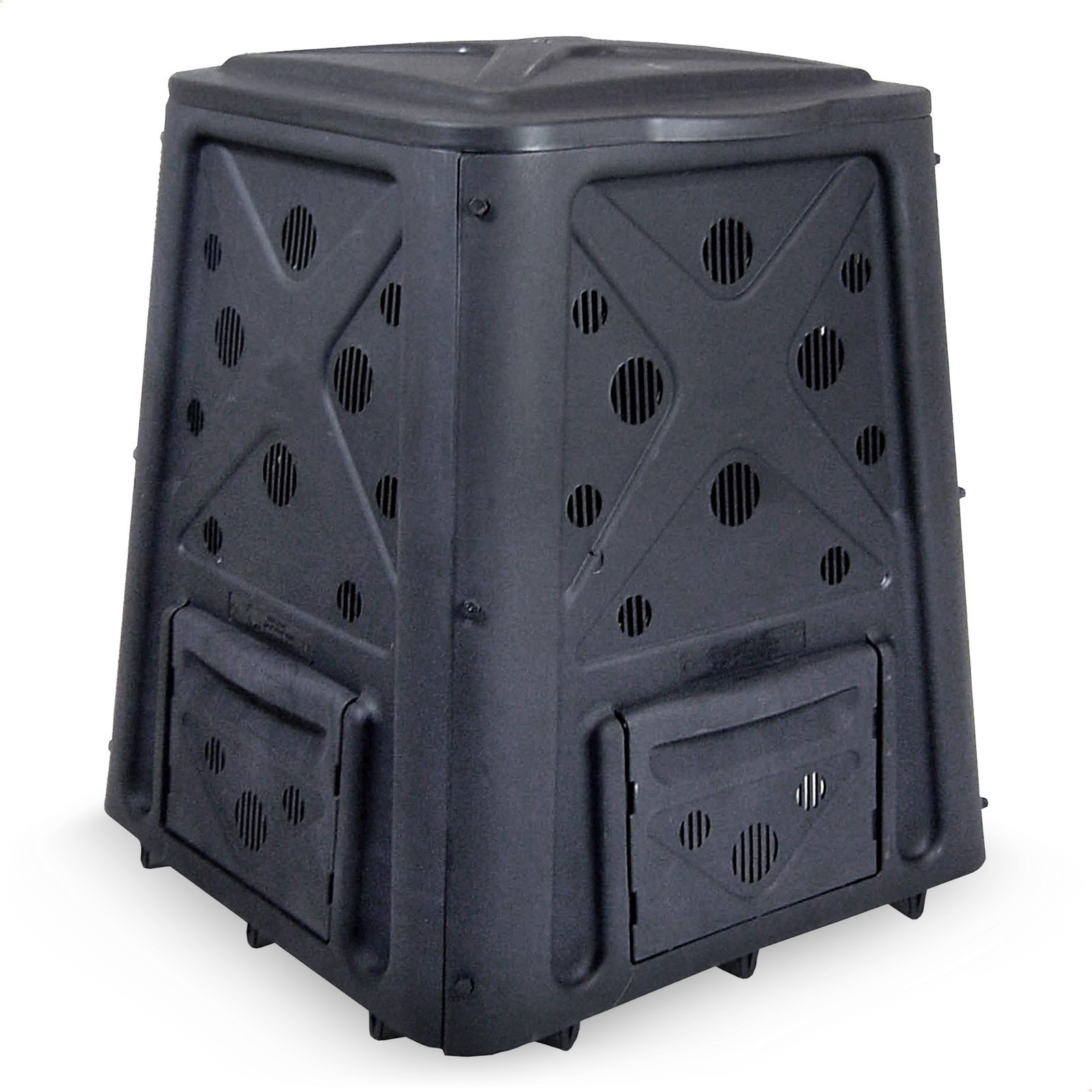 Redmon 65 Gal Compost Bin with Lift Off Lid and 4 Door Access, inc Wingdigger gallery