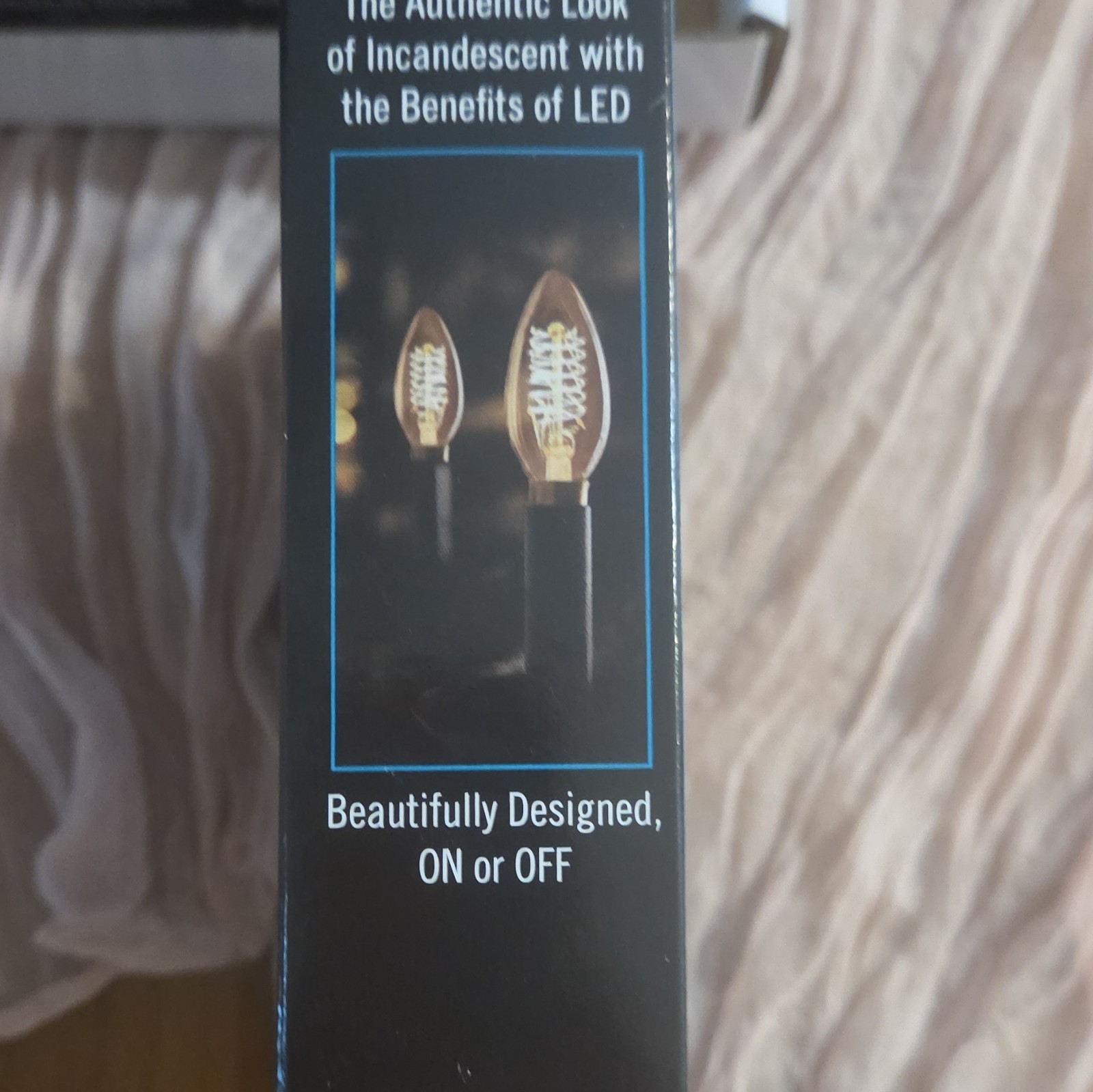 EcoSmart Dimmable LED Candelabra Bulb B11 Amber Glass E12 2200K (3 Bulb) 4packs gallery