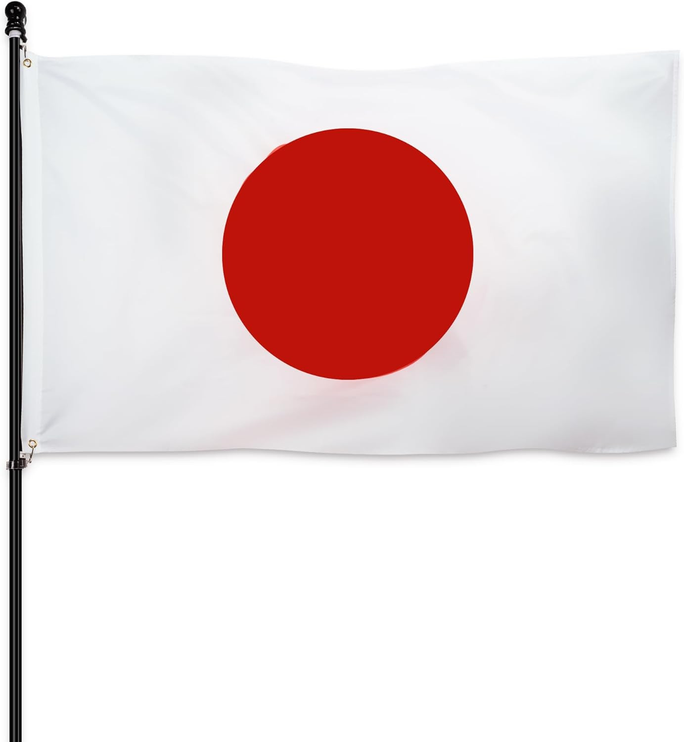 DANF Japan Flag 3X5 Ft Thick Polyester, Fade Resistant, Brass Grommets, Canvas H gallery