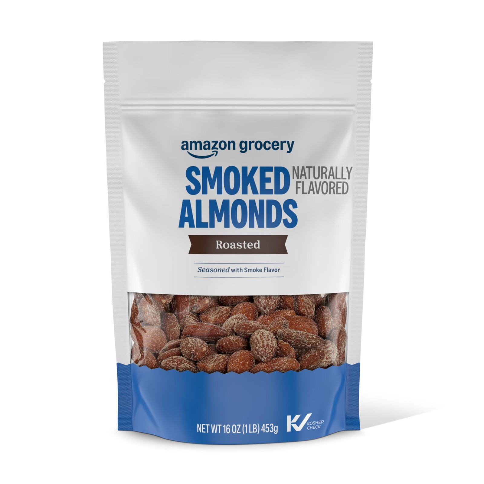 Amazon Grocery, Smoked Almonds, Roasted, 16 Oz 16 ounce (Pack of 1) gallery