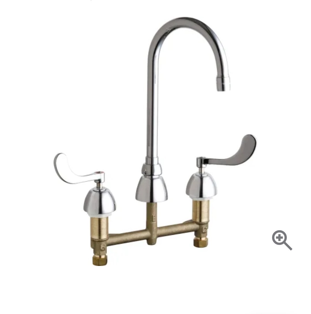 Chicago Faucet 786-E3ABCP Commercial Gooseneck Kitchen/ Bathroom Faucet gallery