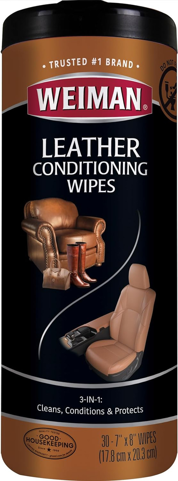 Leather Cleaner & Conditioner Wipes With UV Protection, Prevent Cracking Or Fadi gallery