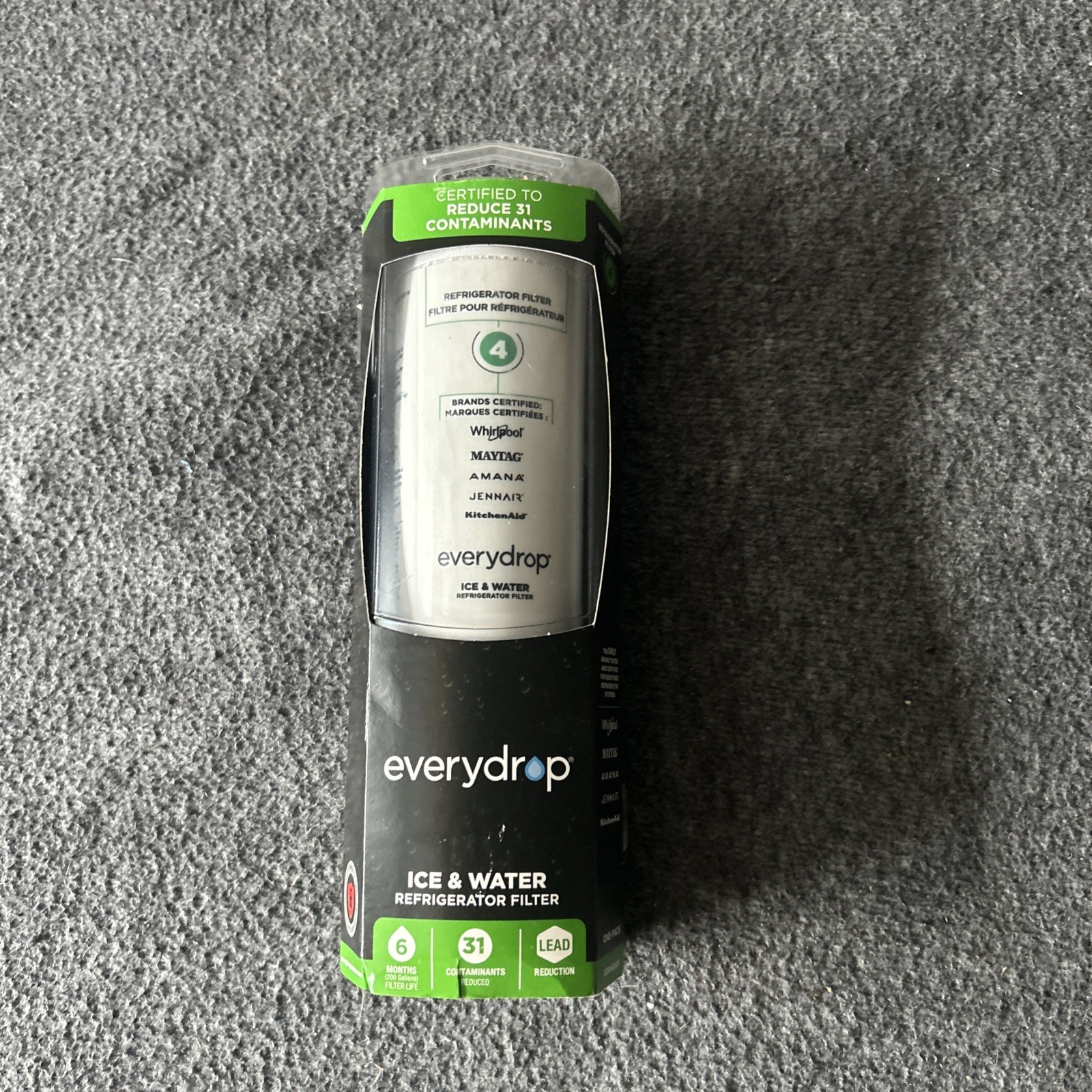 EveryDrop Water Filter 4 - EDR4RXD1 Ice and Water Refrigerator New Free Ship gallery