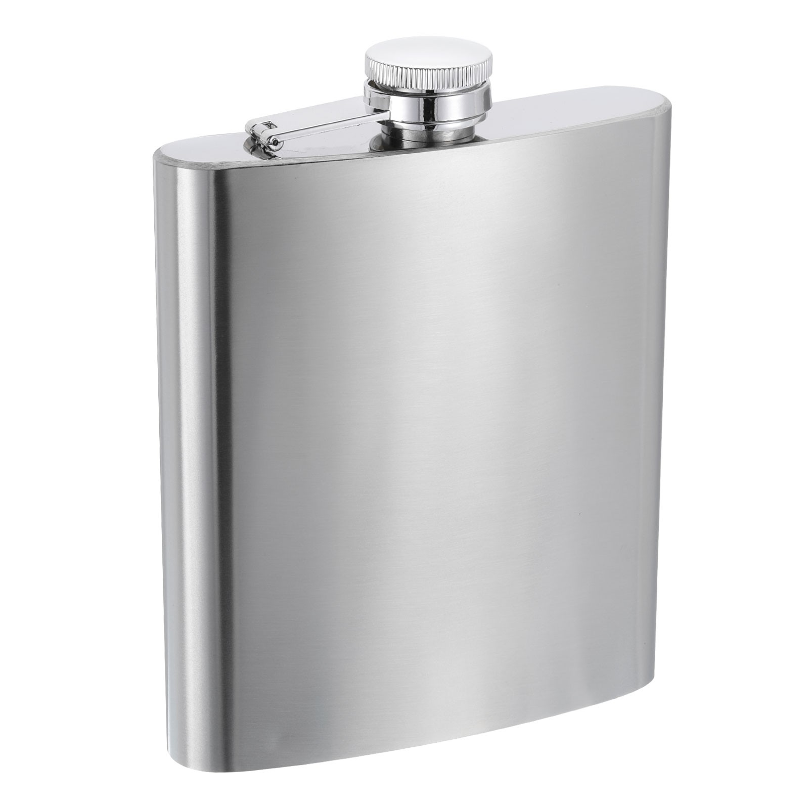 18oz 500ml Stainless Steel Hip Flask for Camping Hiking Outdoor Activity Silver gallery