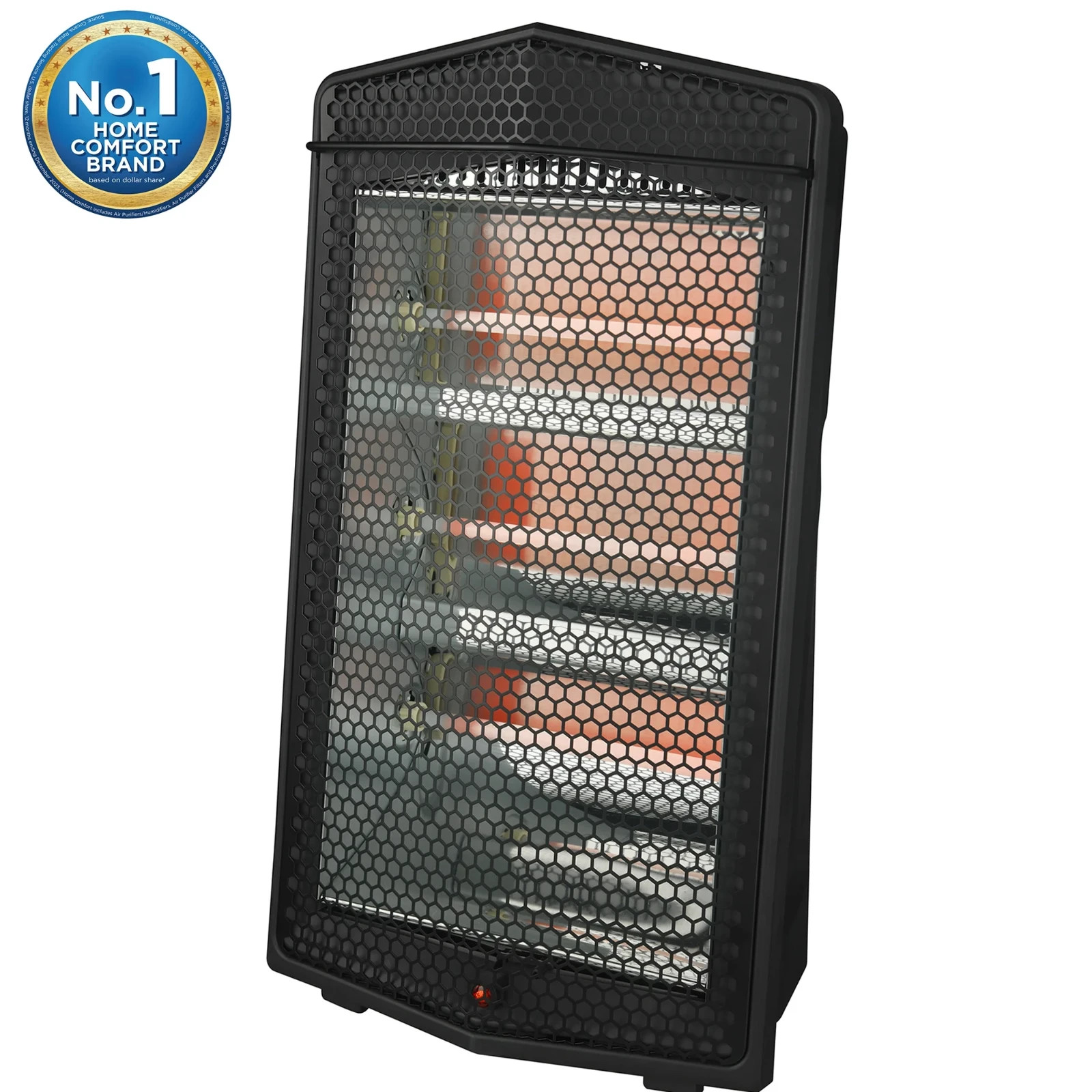 Midea 1500W Quartz Electric Space Heater, MSH20Q3ABBV, Black, Open Box gallery