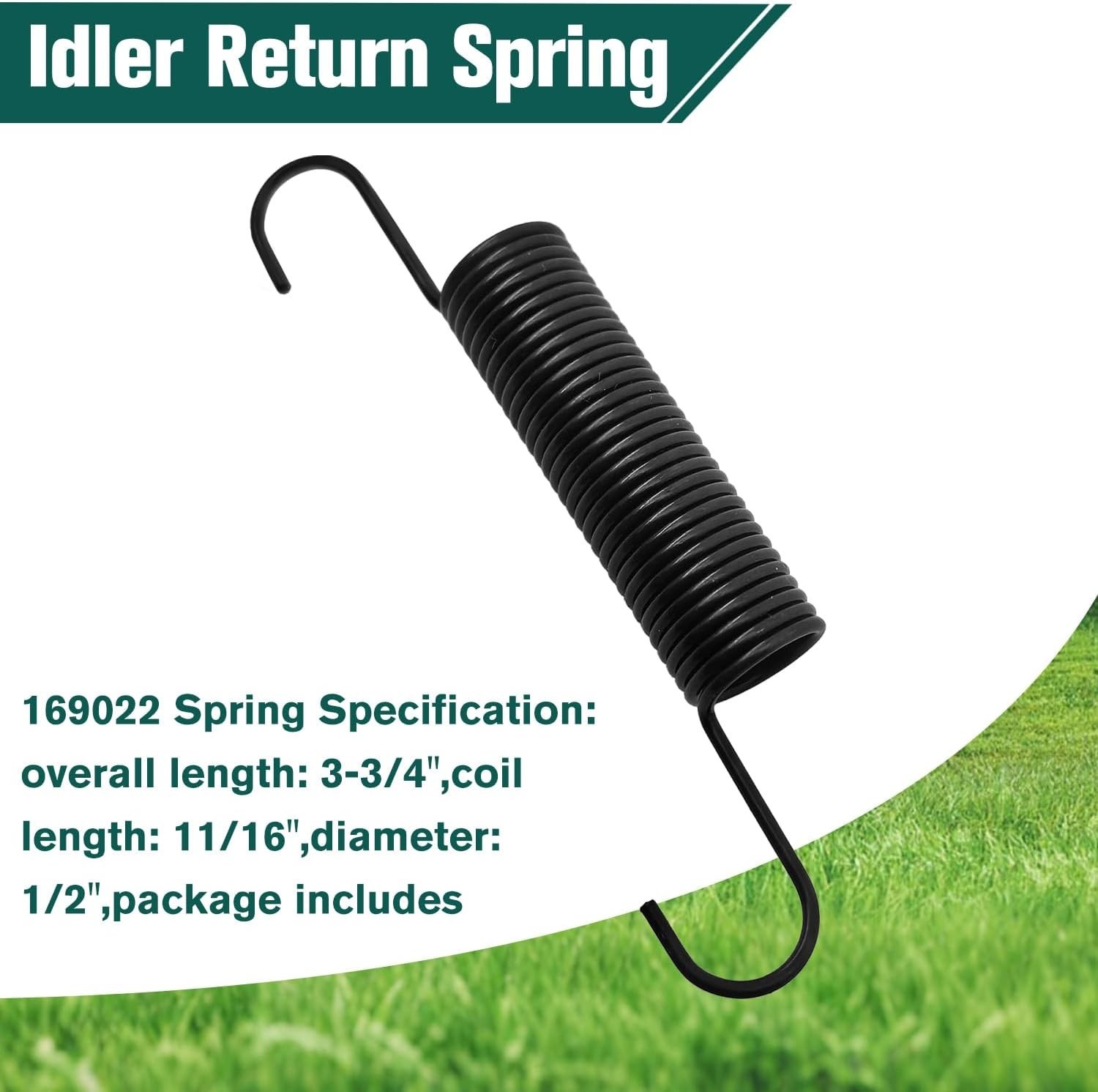 3PCS 532169022 Idler Return Springs for Craftsman LT1000 LT3000 42'' Mower Deck gallery