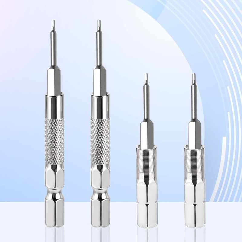 1/4 to 4mm Bit Adapter, Hex Screw Driver Bit Adapter Magnetic 2 Pieces 1/4 to 4m gallery