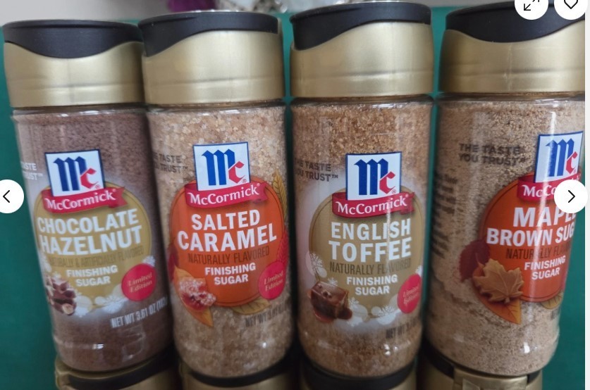McCormick Finishing Sugars 2025 Limited Edition -CHOOSE FLAVOR - Caramel Toffee gallery