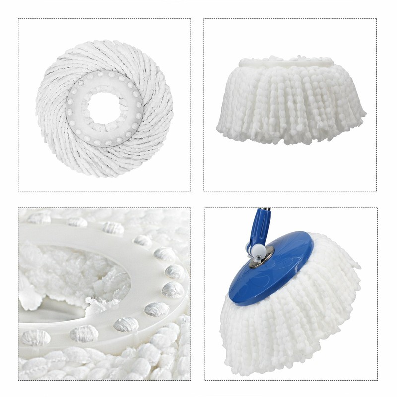 6x Replacement Microfiber Mop Head Easy Clean Wring Refill For O-Cedar Spin Mop gallery