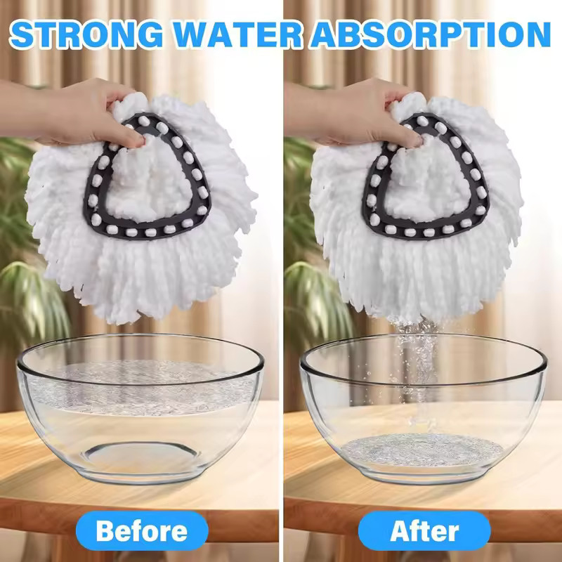 3pcs Microfiber MOP Head Replacement For O-Cedar Easy Wring Spin Mop Easy Refill gallery