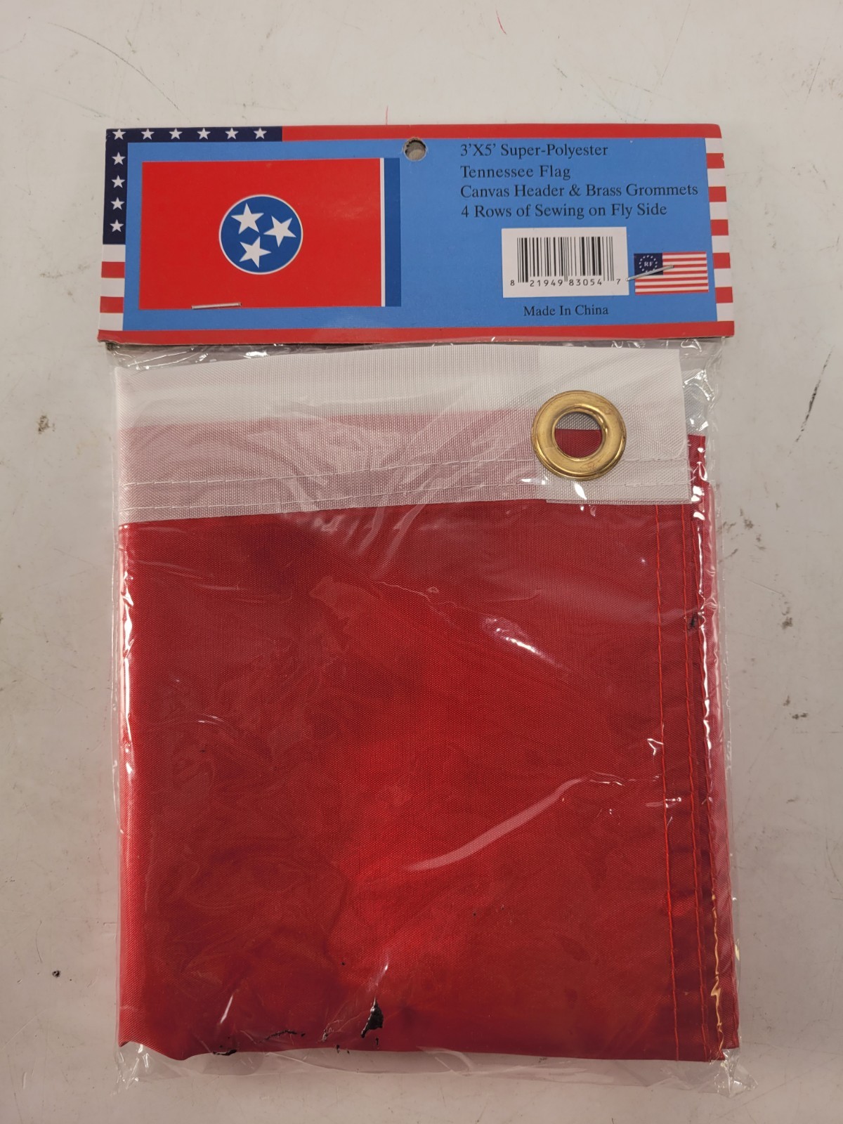 Tennessee Flag 3x5 FT Printed Super Polyester Canvas Header Brass Grommets gallery