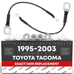 Tailgate Support Cable Replacement Set, Rear Driver & Passenger Side – Compat…