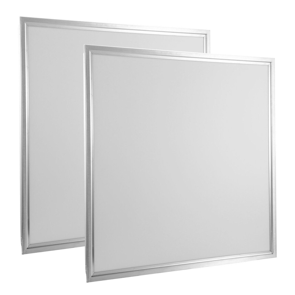 2-100Pack 2x2Ft LED Panel Light Drop Ceiling Flat Recessed Troffer Fixture 5000K