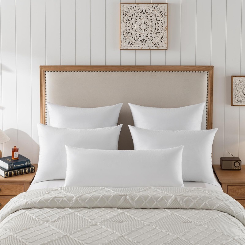 18x18 Decorative Throw Pillow Inserts-Down Feather Pillow Inserts-Square-Cotton gallery