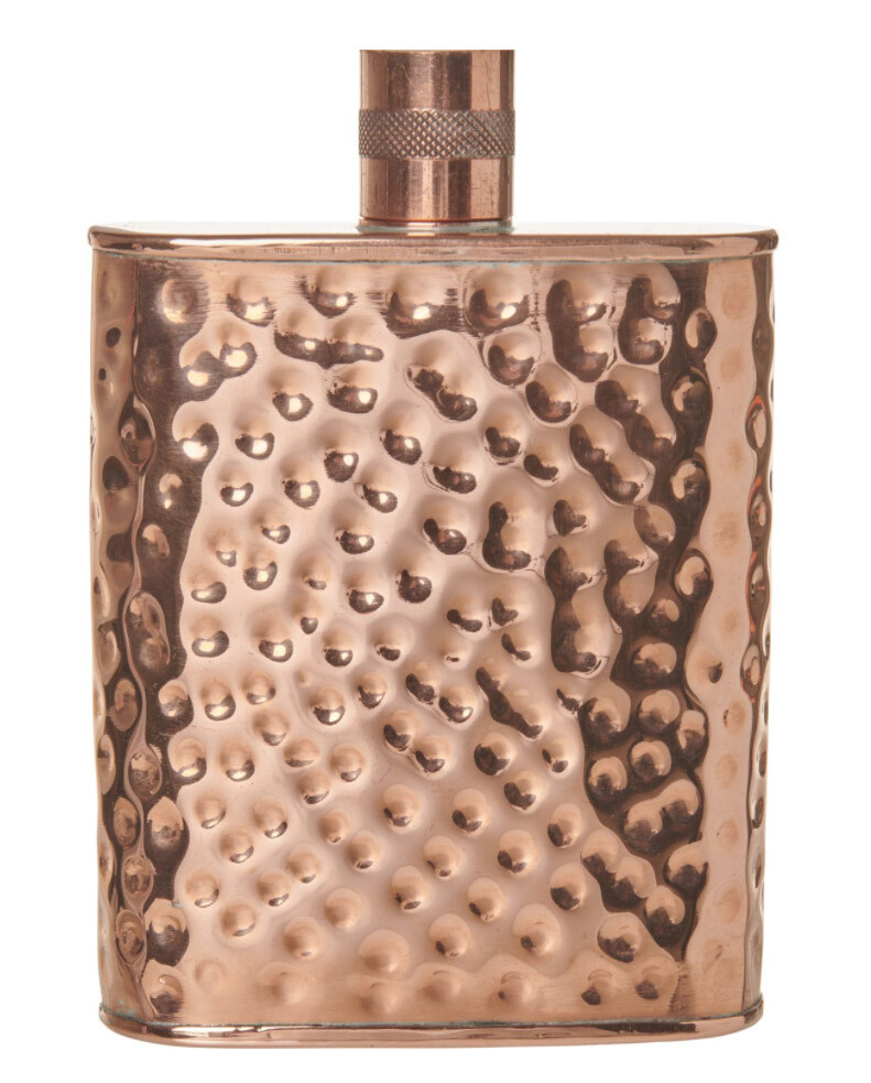 JACOB BROMWELL 12 oz. Handmade Freedom Copper Flask Hand-Hammered NEW gallery