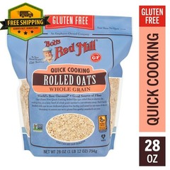 Bob’s Red Mill Quick Cooking Rolled Oats Whole Grain Gluten Free 28 oz