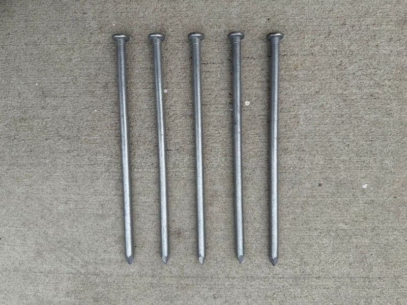 Landscape Spike Nails - Galvanized Timber Spikes gallery