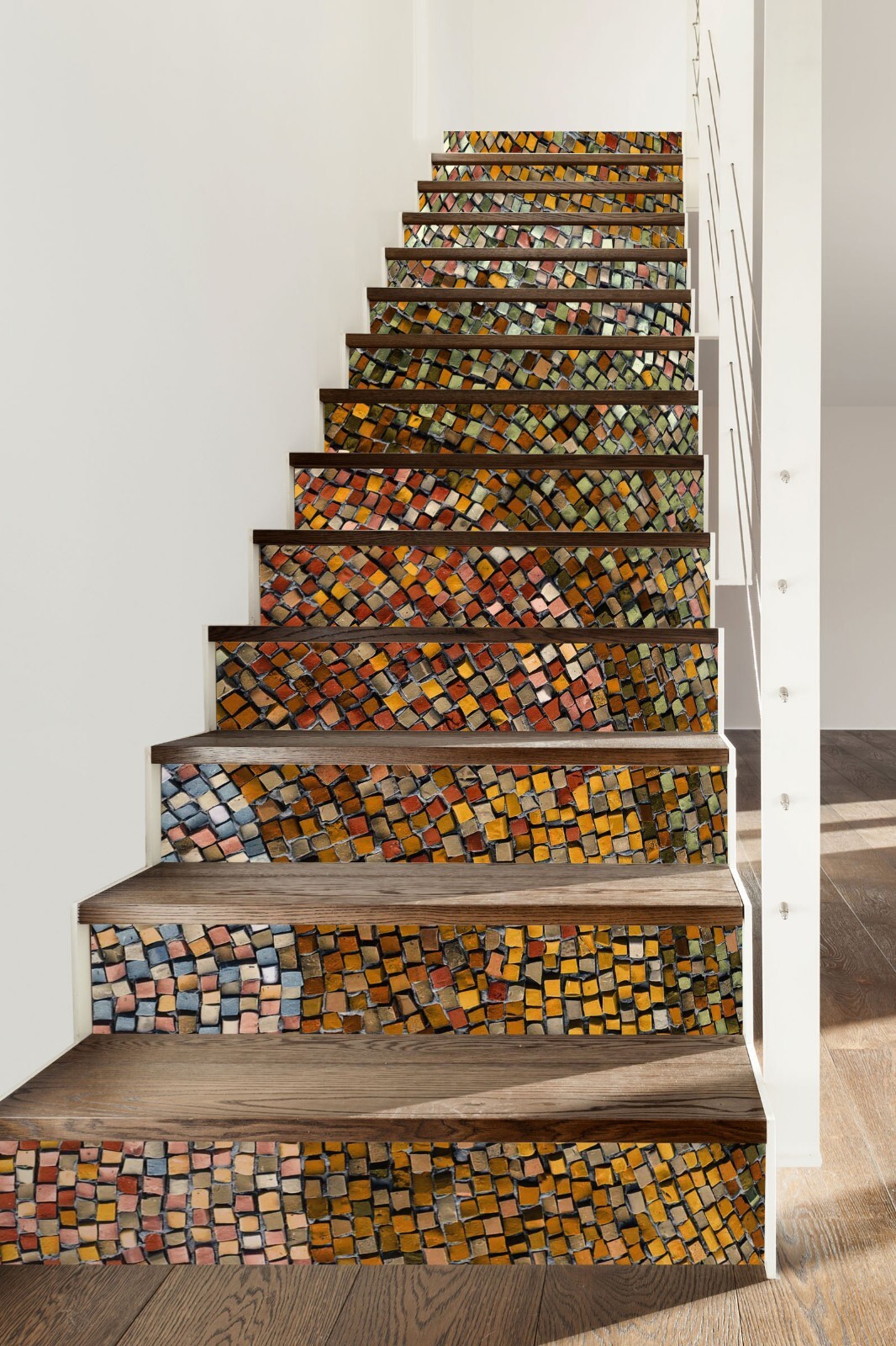 3D Color Pigment AZ474 Stair Risers Decoration Mural Vinyl Wallpaper Kay gallery