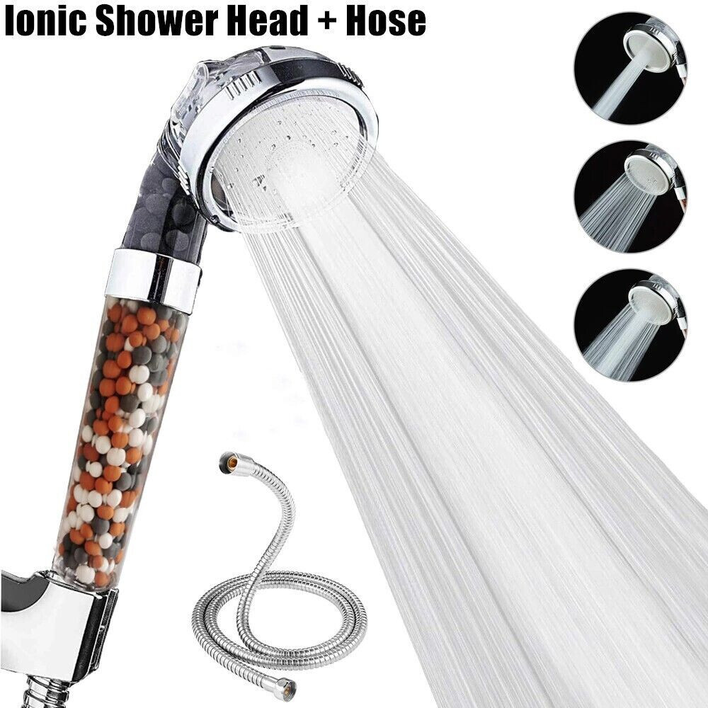 Shower Head High Pressure 3 Settings Spray Handheld Shower heads with hose 5 Ft gallery