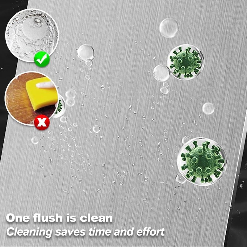 Titanium Cutting Board for Kitchen, Stainless Non Stick Chopping Board, Upgrade gallery