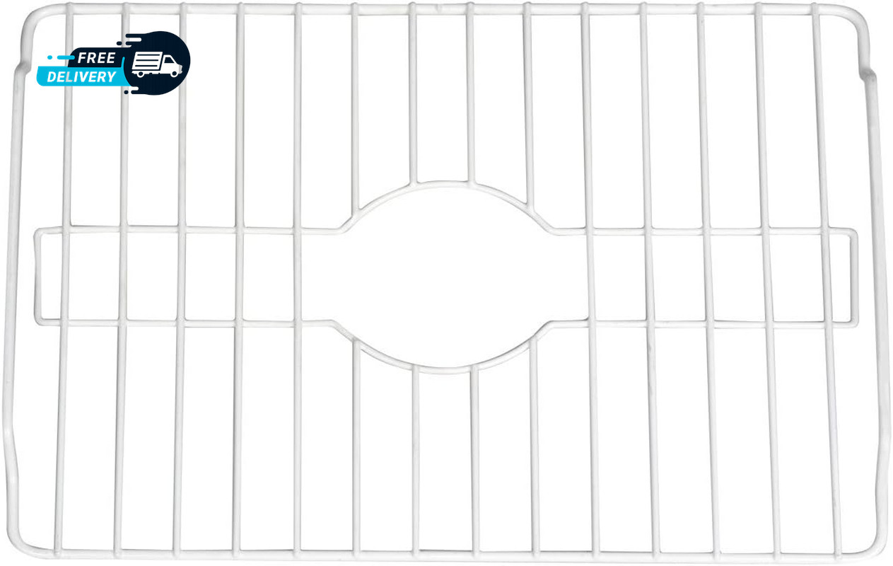 Sink Protectors Kitchen Sink Bottom with White Coating Grate Insert Grid Sink gallery