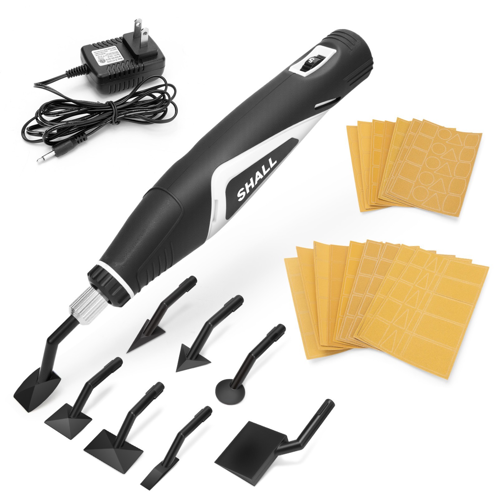SHALL Mini Pen Sander, 12V Electric Reciprocating Sander with 4 Adjustable Speed gallery