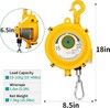 Heavy Duty Spring Balancer 15-22kg (33~49lbs),Tool Hanging Retractor,Retractable gallery