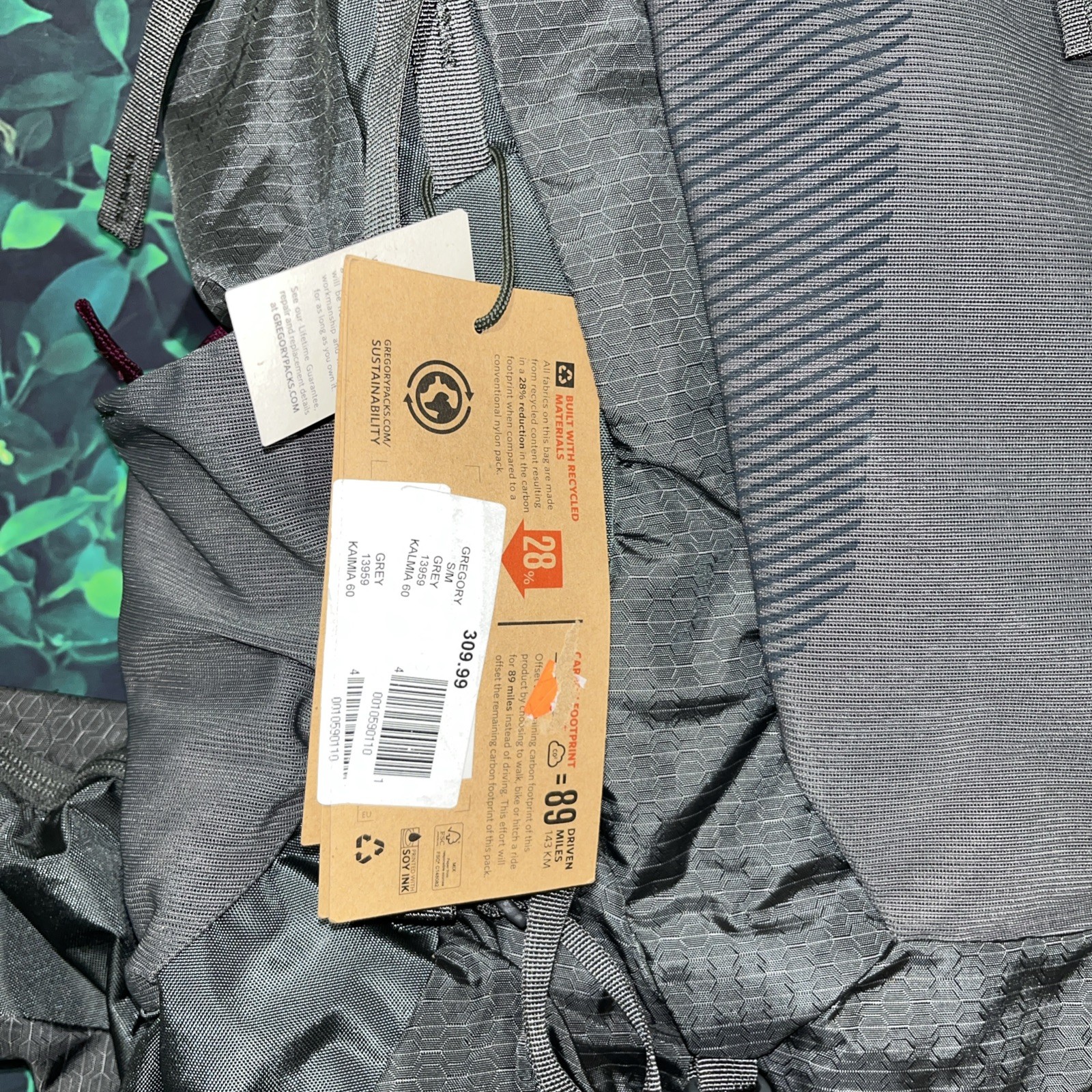 Size S/M- Gregory Gray Kalmia 60 Hiking backpack With defects 2