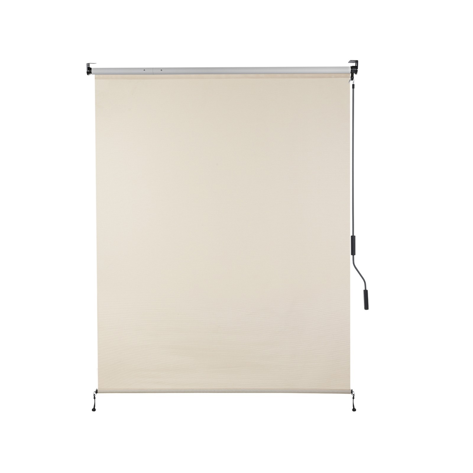 4ft (W) x 8ft (H) Outdoor Roller Shades 5% Openness Cordless Sun Roll up Shade gallery