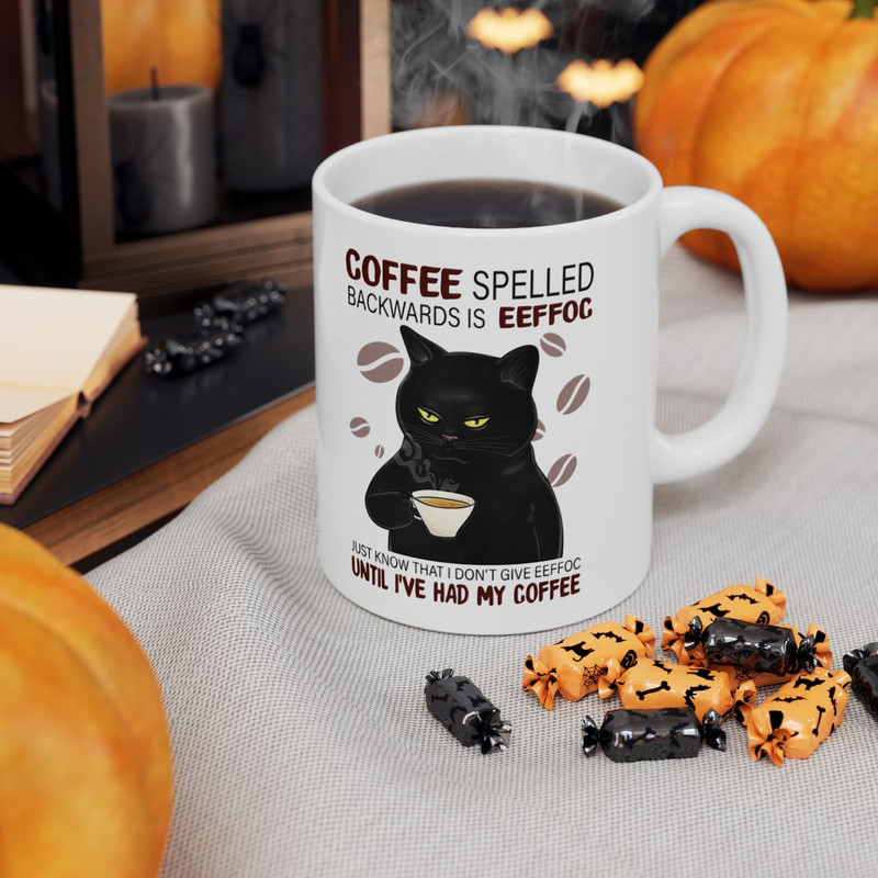 EEFFOC Is Coffee Spelled Backwards - Funny Coffee Cup Ceramic - 11oz or 15oz Mug gallery