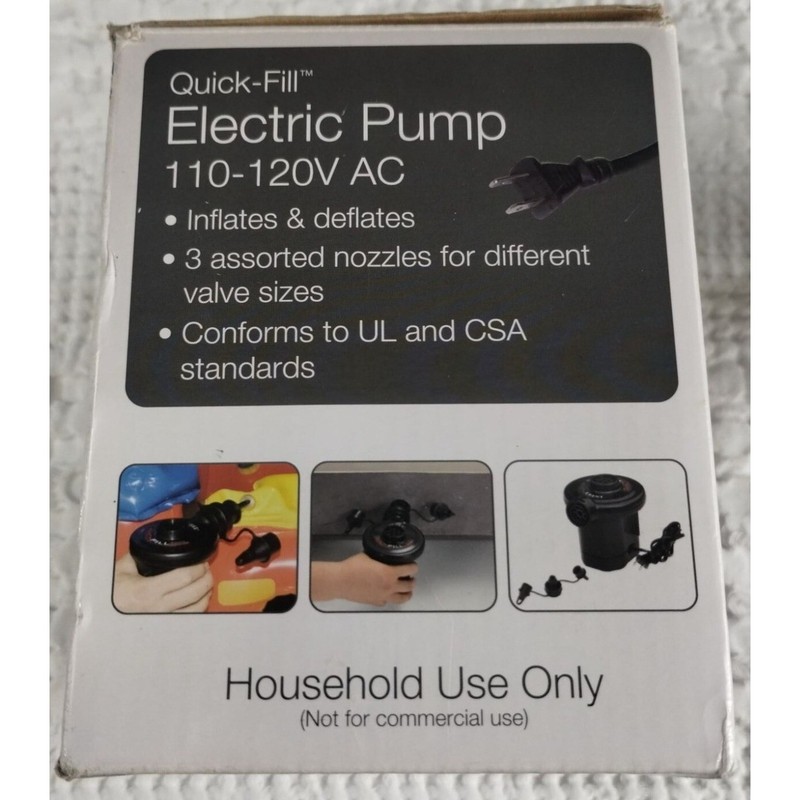Intex Quick Fill Black Electronic/Electric Pump SKU 2664 gallery