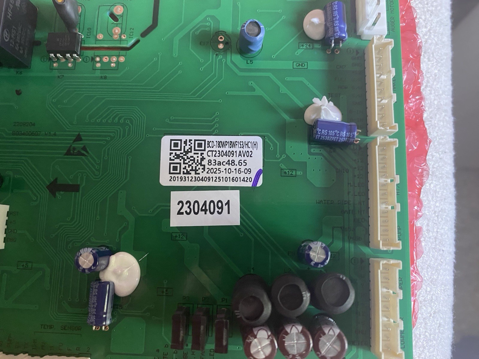 Hisense K2304091 Refrigerator Main Control Panel Part FREE SHIPPING gallery