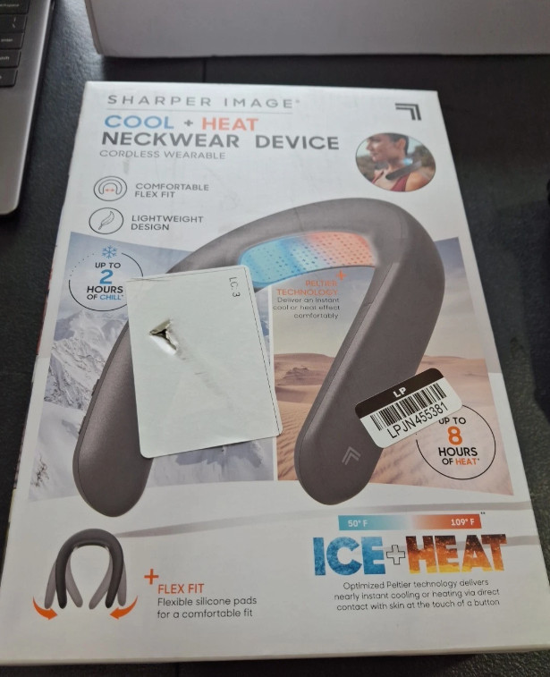 Sharper Image Cordless Cool and Heat Neckwear Device *A1 gallery