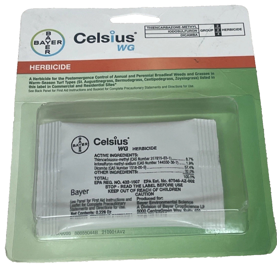 Celsius Herbicide - Single dose 0.226 oz Easy Mix Packet - Post Emergent gallery