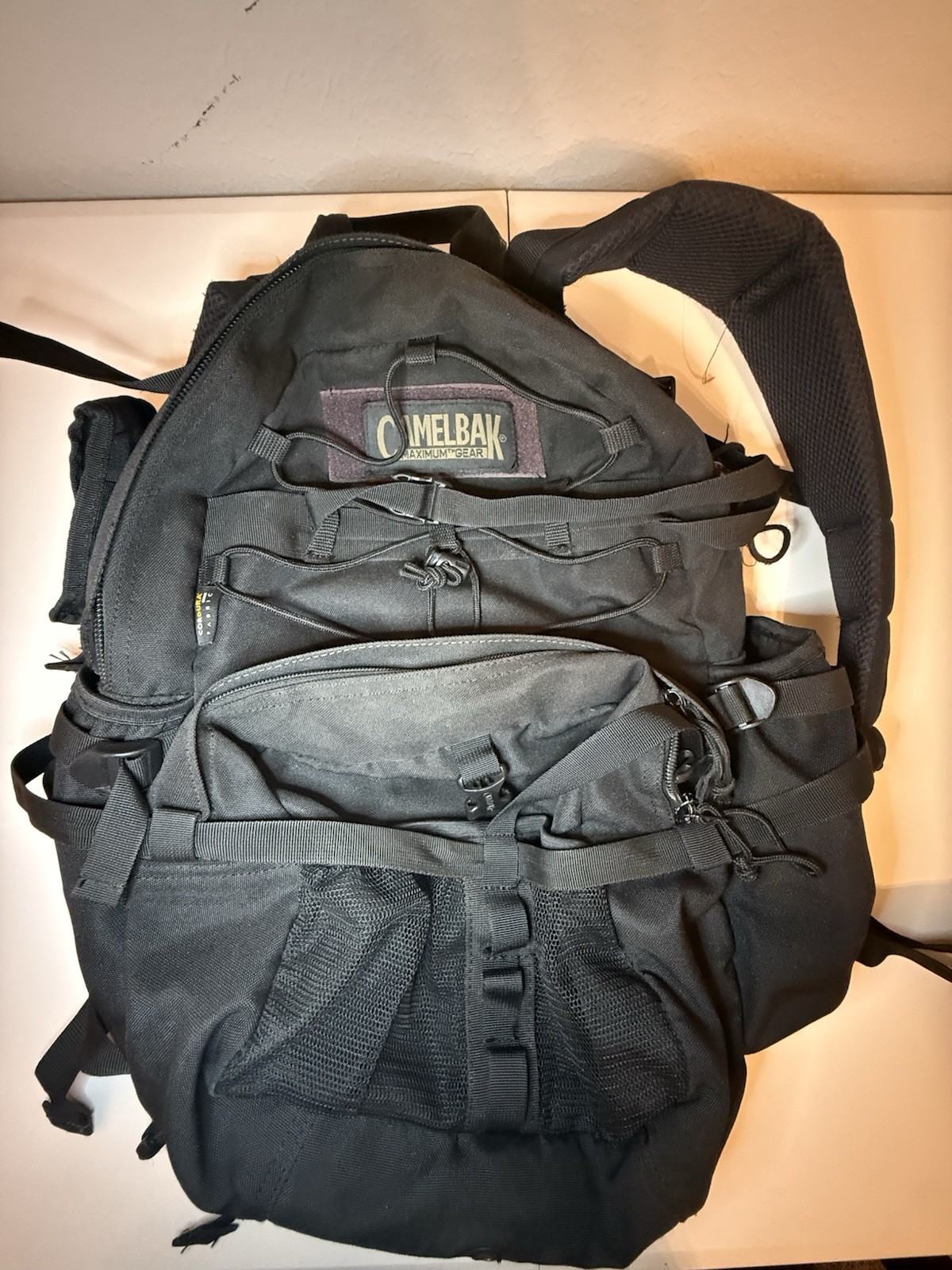 Black Camelbak Backpack.