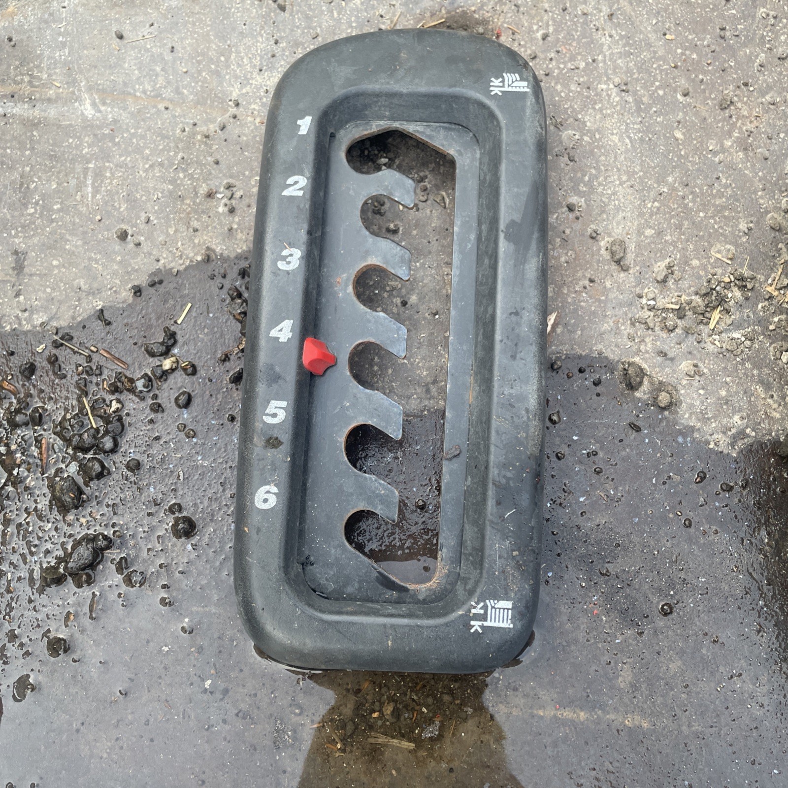 532414579 Deck Lift Console Plate Selector Fit Craftsman Poulan Husqvarna 414579 gallery