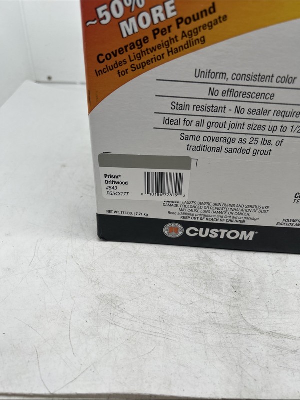 Custom Prism Ultimate Performance Grout - 17 lb gallery