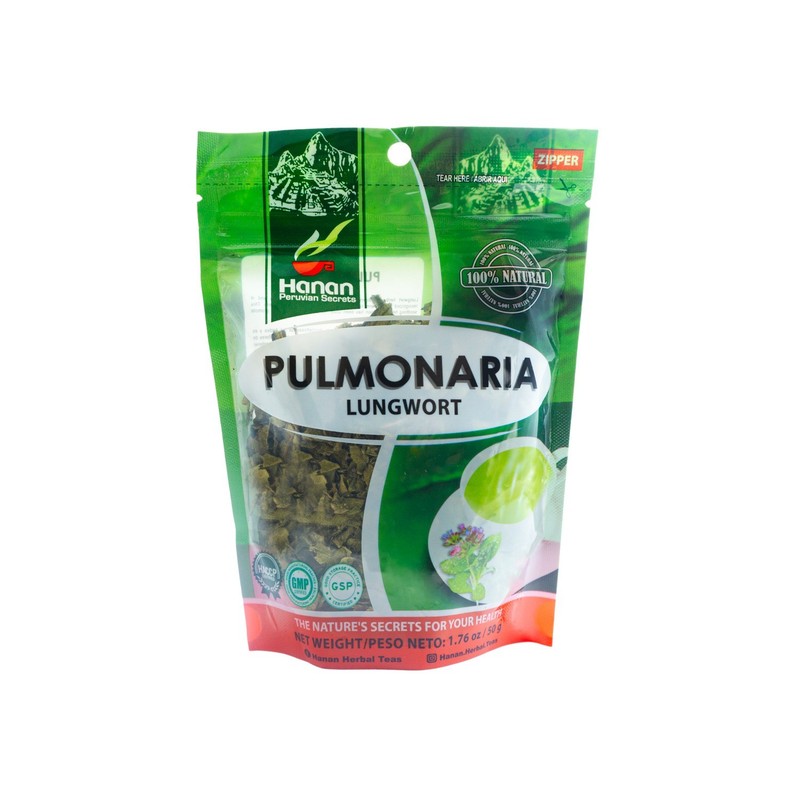 Hanan Peruvian Secrets Pulmonaria Herbal Tea | 100% Natural Lungwort | 1.76oz / gallery