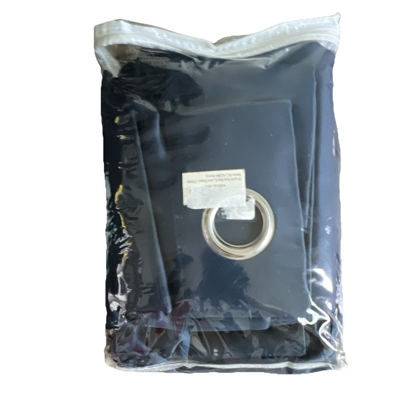 Diraysid Blackout Grommet Curtain Panel Blue Polyester 42 x 84 in gallery